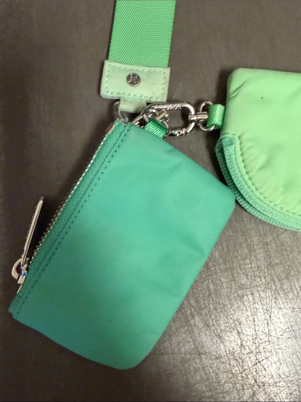 lululemon athletica Mint Green Key & Card Holder Set